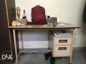 Table with drawer and storage