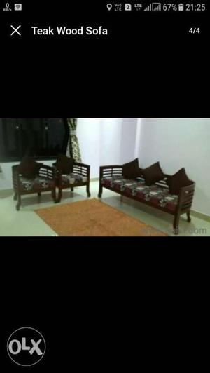 Teak wood sofa for sale in good condition