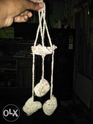 White And Gray Hanging Decoration