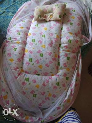 Baby mattress with pillow... Cozy warm and