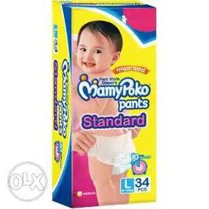Baby's White And Blue Diaper Pack