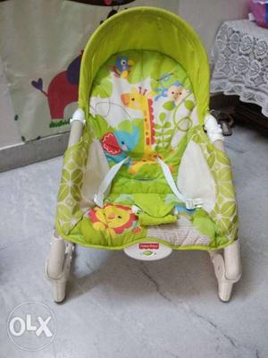 Baby's Yellow And Green Bouncer