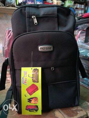 Black bag fuly double,school bag available