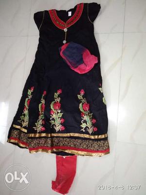 Black salwar suit for 6 to 8 year old kids