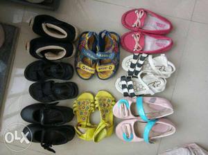 Branded used footwear for 3 to 5 yrs