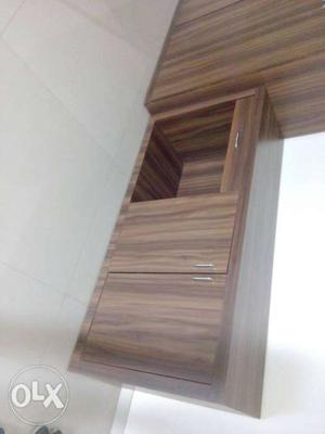 Brown Wooden 2-door Cabinet