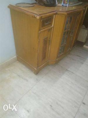 Brown Wooden 3-drawer Dresser