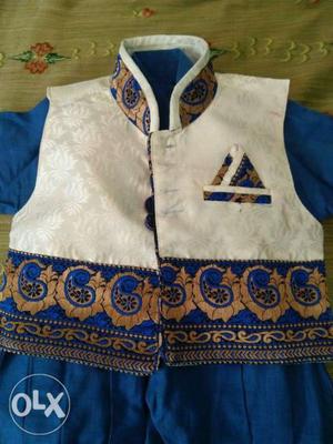 Ethnic party wear dress for one to two year old boy