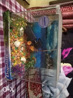Fish tank with free filter intersted buyers dm me