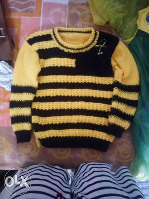 Hand made woolen sweater in a very beautiful