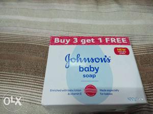 Johnson Baby Soap, 4 pcs of 100 grm, MRP 165 rs
