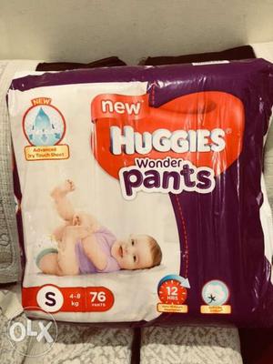 New Huggies Wonder Pants (S size 4-8 kg.) 76