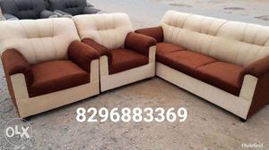 New branded fabric sofa set 5 seater