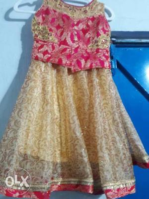 New design frock & bottom for 4 to 5 yrs girl