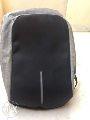 Original and quality Anti theft laptop backpack, one month