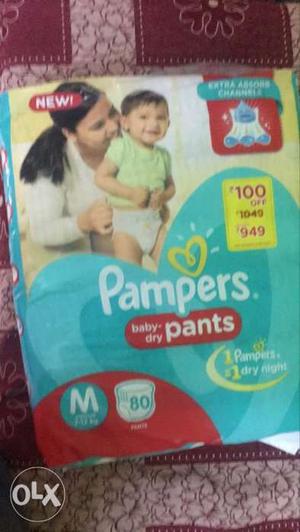 Pampers M size 80 pc