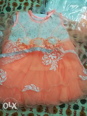 Party wear dresses for 6-12 months old girl