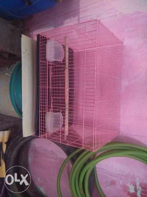 Pink And Black Cage18 inch brode higet 12 n 12 inch