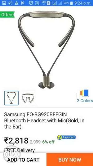 Samsung Level U Bluetooth earphone in excellent