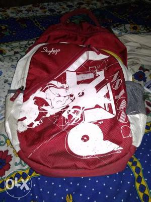 Skybag's elementary school bag it has 4 zips and