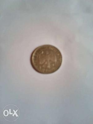 1 Deutshe Mark Bronze Coin 