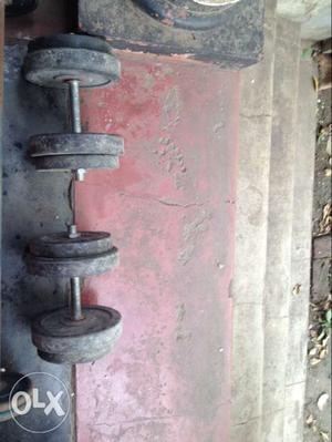 10 kgs pair of dumbells