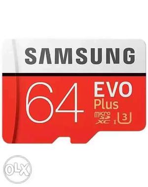 64GB Samsung Evo + memory card