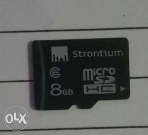 8GB Black Strontum Micro SD HC
