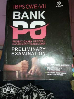 Arihant IBPS CWE-VII Bank Po Preliminary Examination Book