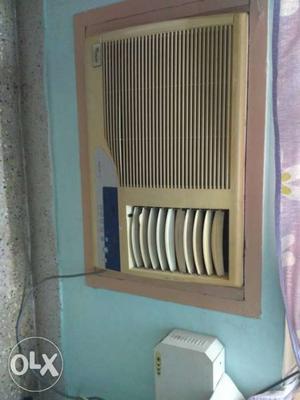 Beige Window-type Air Conditioner