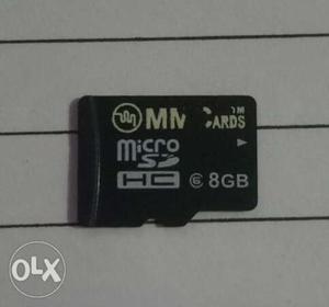Black 8 GB Micro SD Card