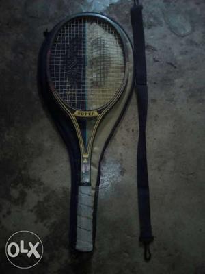 Black And White Tennis Racket