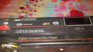 Black Digital Compact Disc Player