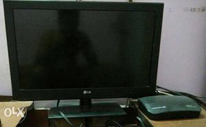 Black LG Flat Screen LCD TV