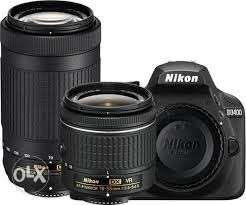 Black Nikon DSLR Camera few month old urgent sale