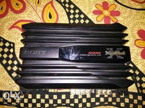 Black Sony Xplod Vehicle Amplifier