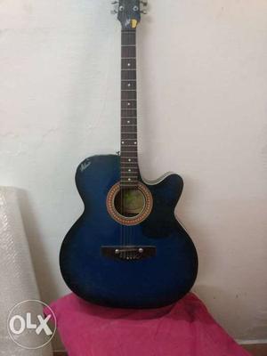 Blue And Brown Guitar
