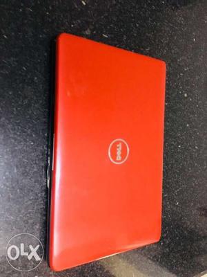 Dell  laptop, cherry red colour in mint condition