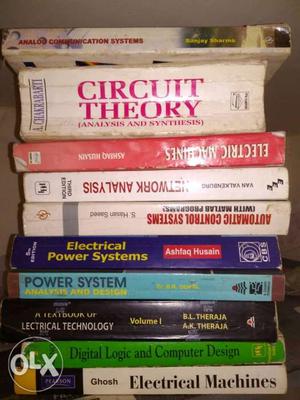 Electrical engineering, 10 books each for 100 if bought all