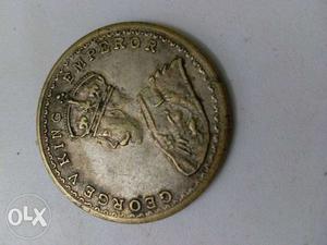 Gold-colored George V King Emperor Coin