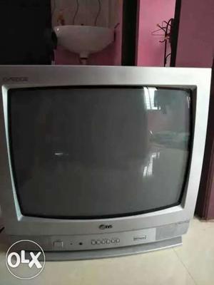 Gray CRT TV. LG good condition