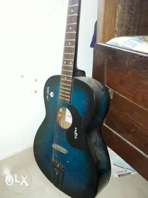 Guitar..blue and black mixed colour