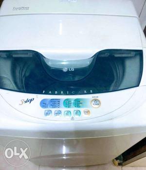 LG fully automatic top load washing machine in