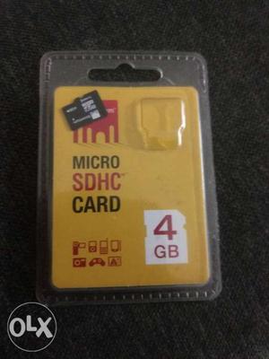 Micro SD card 4GB (NEW unopened)