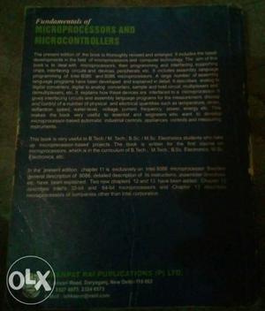Microprocessor book By B. Ram 100% understanding
