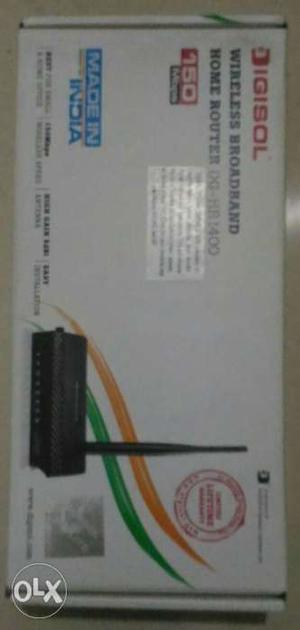 New Digisol Wireless Broadband Home Router DG-HR