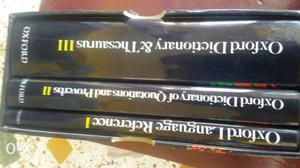 Oxford Dictionary Three Volumes Containing