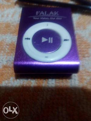 Purple And White Falak MP3 Player