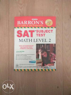 SAT Math 2 12th Edition Baron's