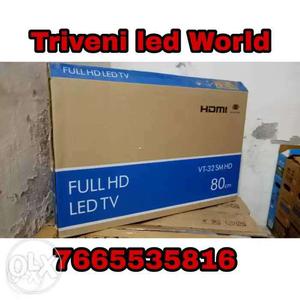 " Size led TV with box and best